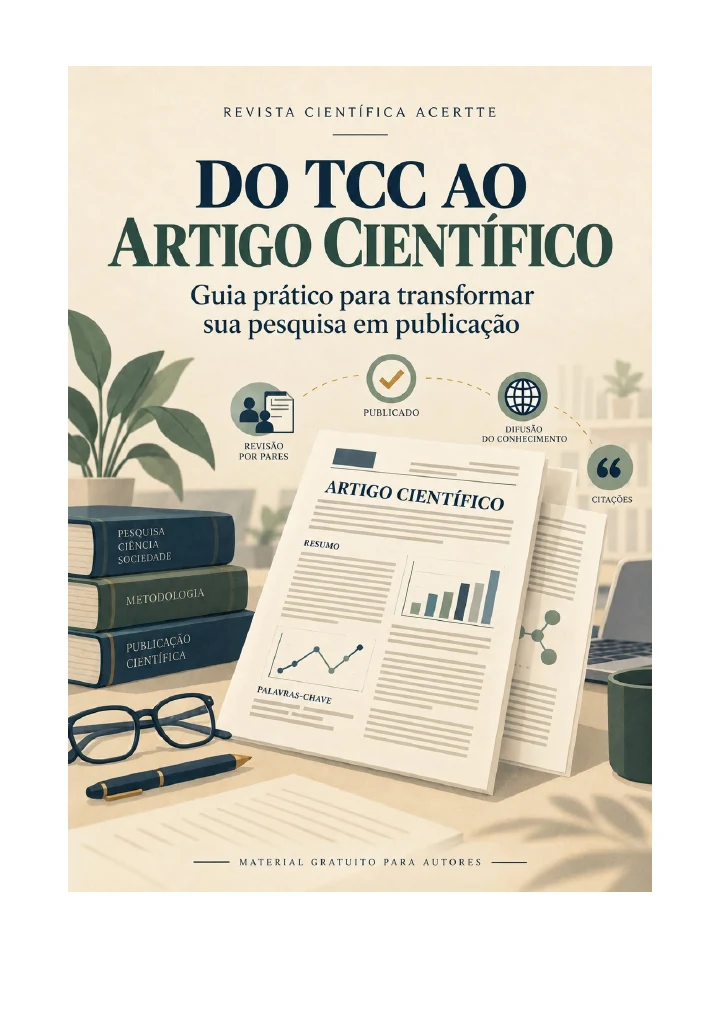 Capa original do e-book Do TCC ao Artigo Científico